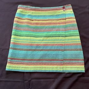 Cotton wrap skirt